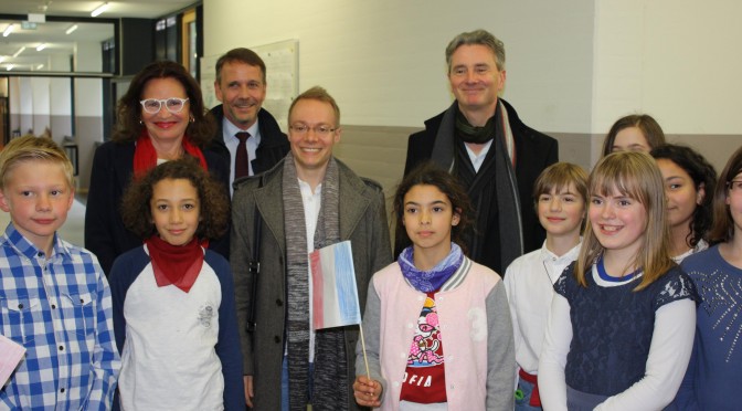 Rencontre à Brême au lycée Horn avec les acteurs de la filière franco-allemande